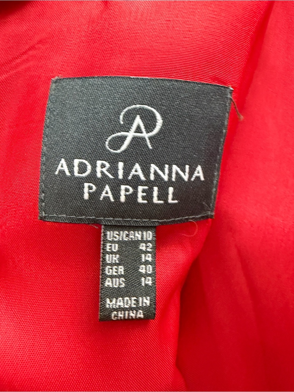 Adrianna Papell Mikado Midi Gown - size 10 - Picture 3 of 4